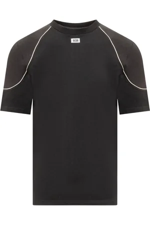 GCDS Top, Herre, Sort, XL, Uld, Comma T-Shirt Kollektion