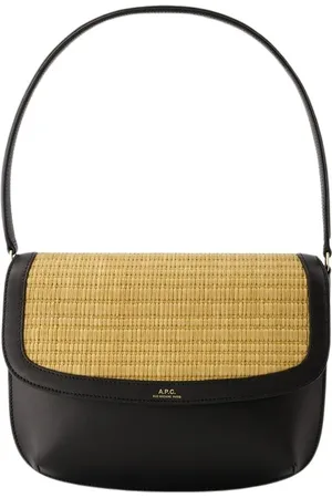 A.P.C. Taske, Dame, Sort, ONE SIZE, Uld, Sarah Skuldertaske - Læder - Sort