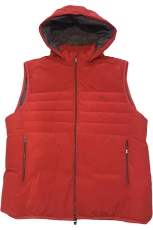 HARMONT&BLAINE Jakke, Herre, Rød, 5XL, Uld, Rød Hættetrøje Gilet med Lynlås