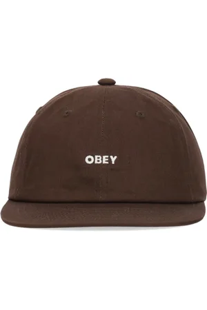 Obey Tilbehør, Herre, Brun, ONE SIZE, Bold Twill Strapback Kasket