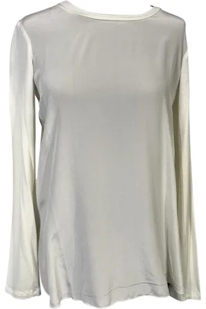 Max Mara Bluser & Skjorter, Dame, Hvid, L, Camicette Bluse