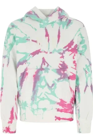 AMIRI Sweathshirts & Hoodies, Herre, Flerfarvet, L, Bomuld, Hvid Bomuldssweatshirt med Logo Detalje