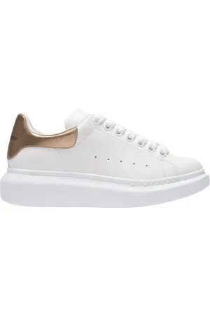 Alexander McQueen Sko, Dame, Hvid, 40 EU, Uld, Oversized Sneakers