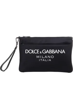 Dolce & Gabbana Taske, Herre, Sort, ONE SIZE, Bomuld, Sort Bomuld Elastan Tasker
