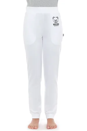 Moschino Bukser, Dame, Hvid, L, Uld, Hvide Bukser