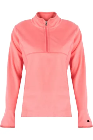 Champion Sweathshirts & Hoodies, Dame, Lyserød, M, Elegant Sporty Jakke