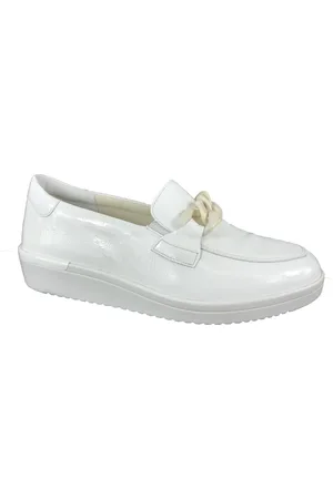 Solidus Sko, Dame, Hvid, 37 1/2 EU, Uld, Mocassin Sko