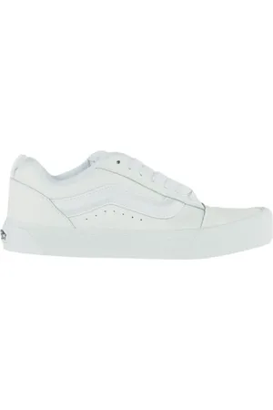Vans Sko, Dame, Hvid, 39 1/2 EU, Læder, Klassiske Sko til Skolen