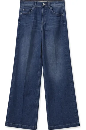 Mos Mosh Jeans, Dame, Blå, W28, Bomuld, Stina Jeans Bukser 161560 Mørkeblå