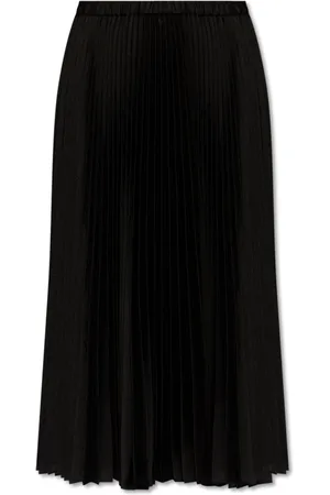 Jil Sander Nederdel, Dame, Sort, M, Tyl, Plisseret nederdel