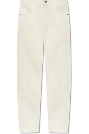 Jil Sander Jeans, Dame, Hvid, W28, Bomuld, Højtaljede Jeans