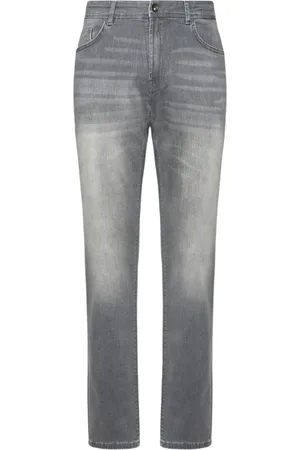 Boggi Milano Jeans, Herre, Grå, W40, Denim, Grå Denim 5 Lommer