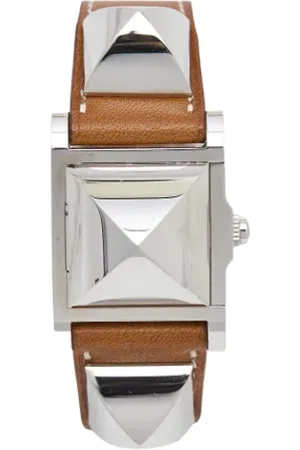 Hermès Pre-owned, Dame, Brun, ONE SIZE, Pre-owned Rustfrit stal watches