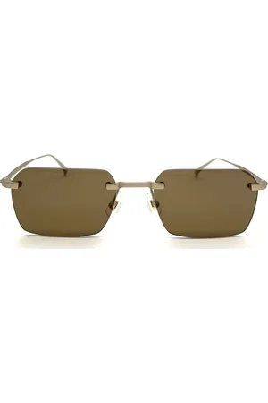 Dunhill Tilbehør, Dame, Brun, 56 MM, Uld, Metallic Solbriller til Kvinder