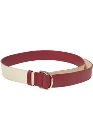 Burberry Pre-owned, Dame, Rød, ONE SIZE, Læder, Pre-owned Laeder baelter