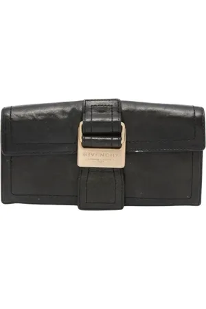 Givenchy Pre-owned, Dame, Grøn, ONE SIZE, Tyl, Pre-owned Laeder punge