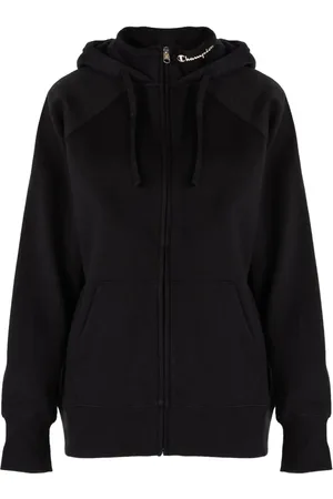 Champion Sweathshirts & Hoodies, Dame, Sort, XS, Uld, Afslappet hættetrøje