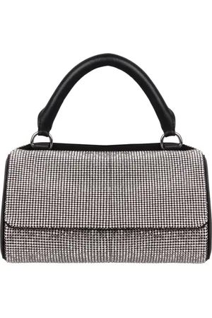 KARA Taske, Dame, Sort, ONE SIZE, Uld, Krystaludsmykket Mini Taske