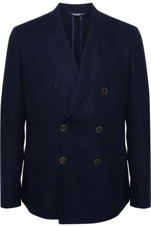 Dolce & Gabbana Jakke, Herre, Blå, 2XL, Blå Jakker til Mænd