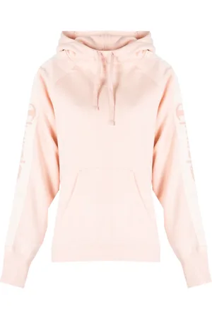 Champion Sweathshirts & Hoodies, Dame, Lyserød, S, Uld, Klassisk Design Hættetrøje