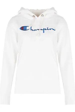 Champion Sweathshirts & Hoodies, Dame, Hvid, XS, Uld, Hættetrøje