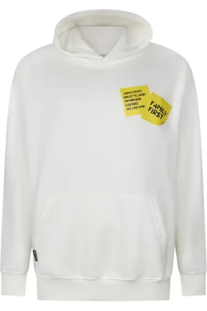 Family First Sweathshirts & Hoodies, Herre, Hvid, S, Uld, Hættetrøje
