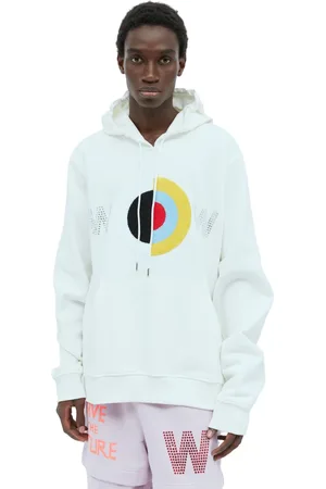 WALTER VAN BEIRENDONCK Sweathshirts & Hoodies, Herre, Hvid, XS, Bomuld, Hættetrøje Hættetrøje