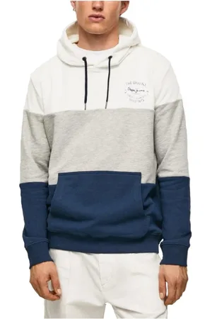 Pepe Jeans Sweathshirts & Hoodies, Herre, Hvid, L, Bomuld, Hættetrøje