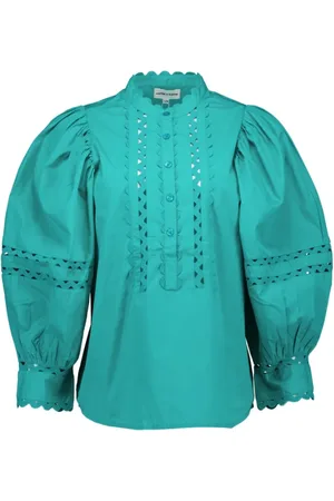 Antik Batik Bluser & Skjorter, Dame, Grøn, M, Grønne Rodo Bluser
