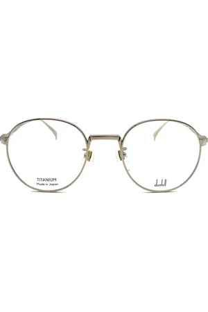 Dunhill Tilbehør, Dame, Gul, 49 MM, Uld, Metaliske optiske rammer til kvinder