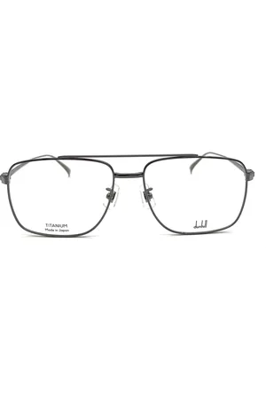 Dunhill Tilbehør, Dame, Grå, 57 MM, Uld, Metaliske optiske briller til kvinder