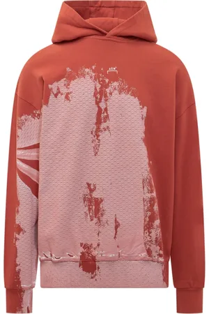 A-cold-wall* Sweathshirts & Hoodies, Herre, Flerfarvet, S, Herrehættetrøje med penselstrøgseffekt