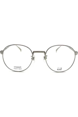 Dunhill Tilbehør, Dame, Grå, 49 MM, Uld, Stilfulde Kvinders Metalliske Briller