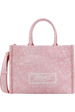 VERSACE Taske, Dame, Lyserød, ONE SIZE, Uld, Barocco Canvas Håndtaske