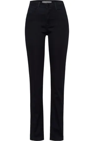 Brax Bukser, Dame, Blå, 2XL, Satin, Mary Satin Fem-Lomme Bukser