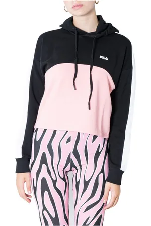Fila Sweathshirts & Hoodies, Dame, Sort, M, Uld, Sort Printet Hættetrøje til Kvinder