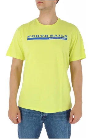 North Sails Top, Herre, Gul, M, Bomuld, Gul rund hals T-shirt