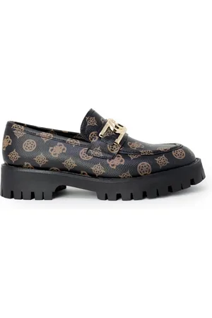Guess Sko, Dame, Brun, 38 EU, Brun Printede Slip On Sko