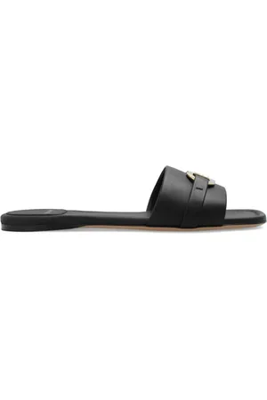 Salvatore Ferragamo Sko, Dame, Sort, 36 EU, Læder, Leah Slides