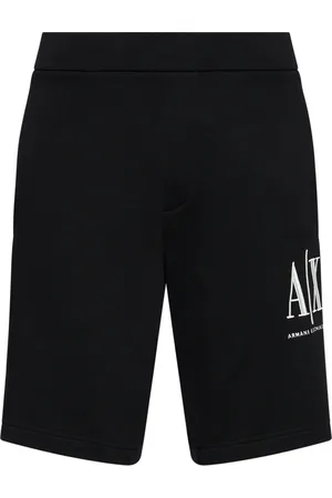 Armani Exchange Shorts, Herre, Sort, 2XL, Casual Shorts