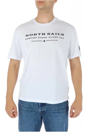 North Sails Top, Herre, Hvid, 2XL, Bomuld, Hvid T-shirt i bomuld