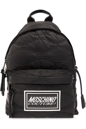 Moschino Taske, Herre, Sort, ONE SIZE, Uld, Quiltet rygsæk
