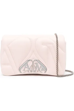 Alexander McQueen Taske, Dame, Lyserød, ONE SIZE, Uld, Moderne Tasker til enhver lejlighed