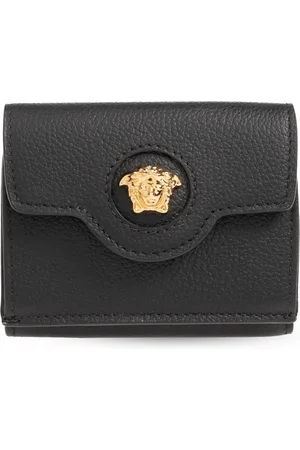 VERSACE Tilbehør, Dame, Sort, ONE SIZE, Læder, Læderpung