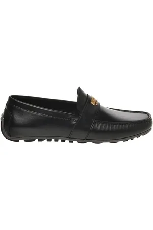 Moschino Sko, Herre, Sort, 43 EU, Uld, Sorte flade sko