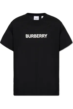 Burberry Top, Herre, Sort, XL, Bomuld, Trykt T-shirt