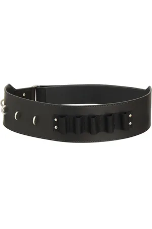 Rick Owens Tilbehør, unisex, Sort, ONE SIZE, Læder, Cargo Læderbælte