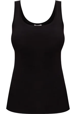Hanro Top, Dame, Sort, XL, Sømløs tanktop