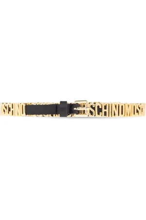 Moschino Tilbehør, Dame, Sort, XS, Læder, Læderbælte
