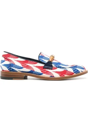 Casablanca Sko, Herre, Flerfarvet, 42 EU, Læder, Aviator Houndstooth Envelope Loafers